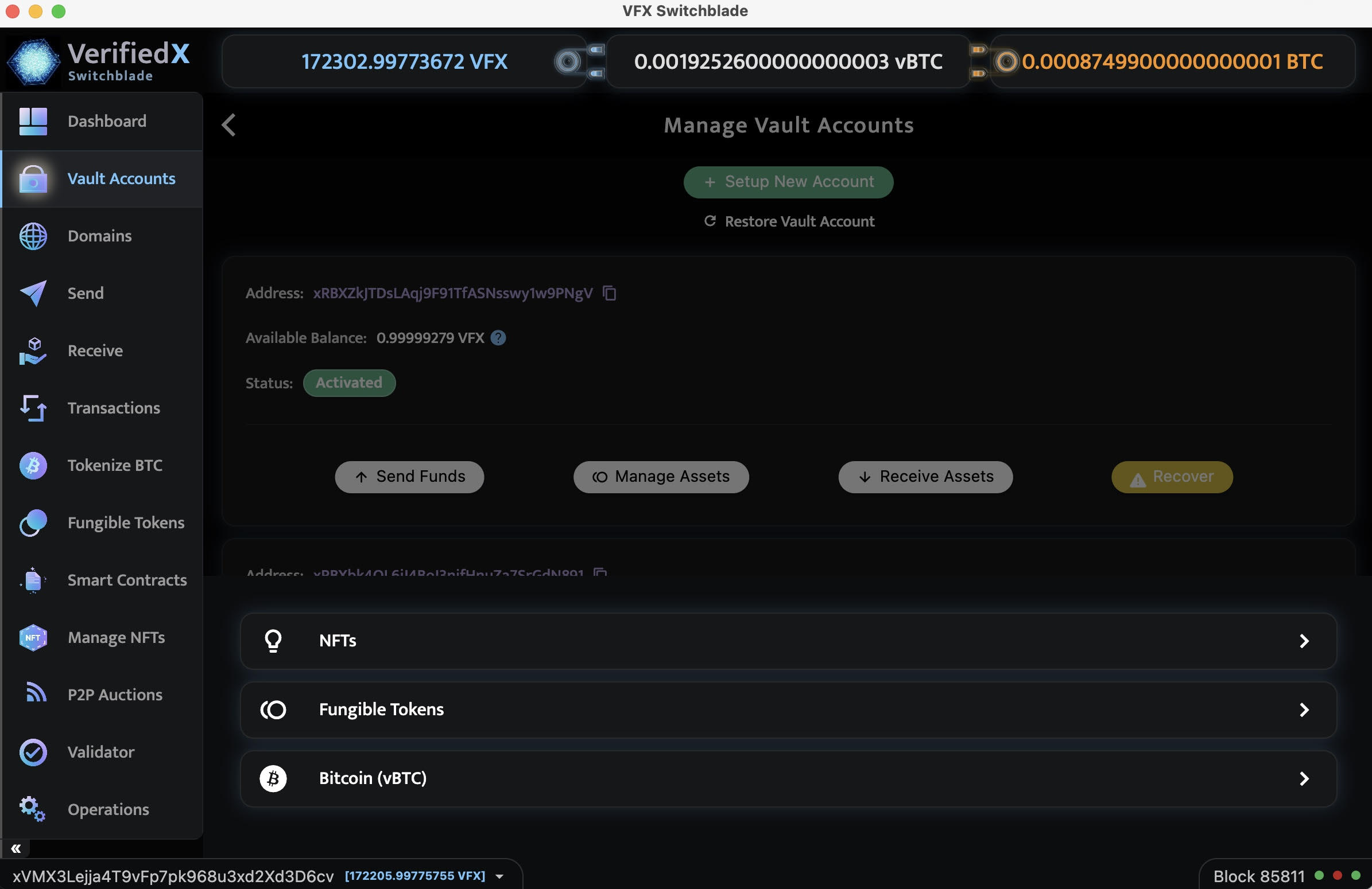 Vault Accounts