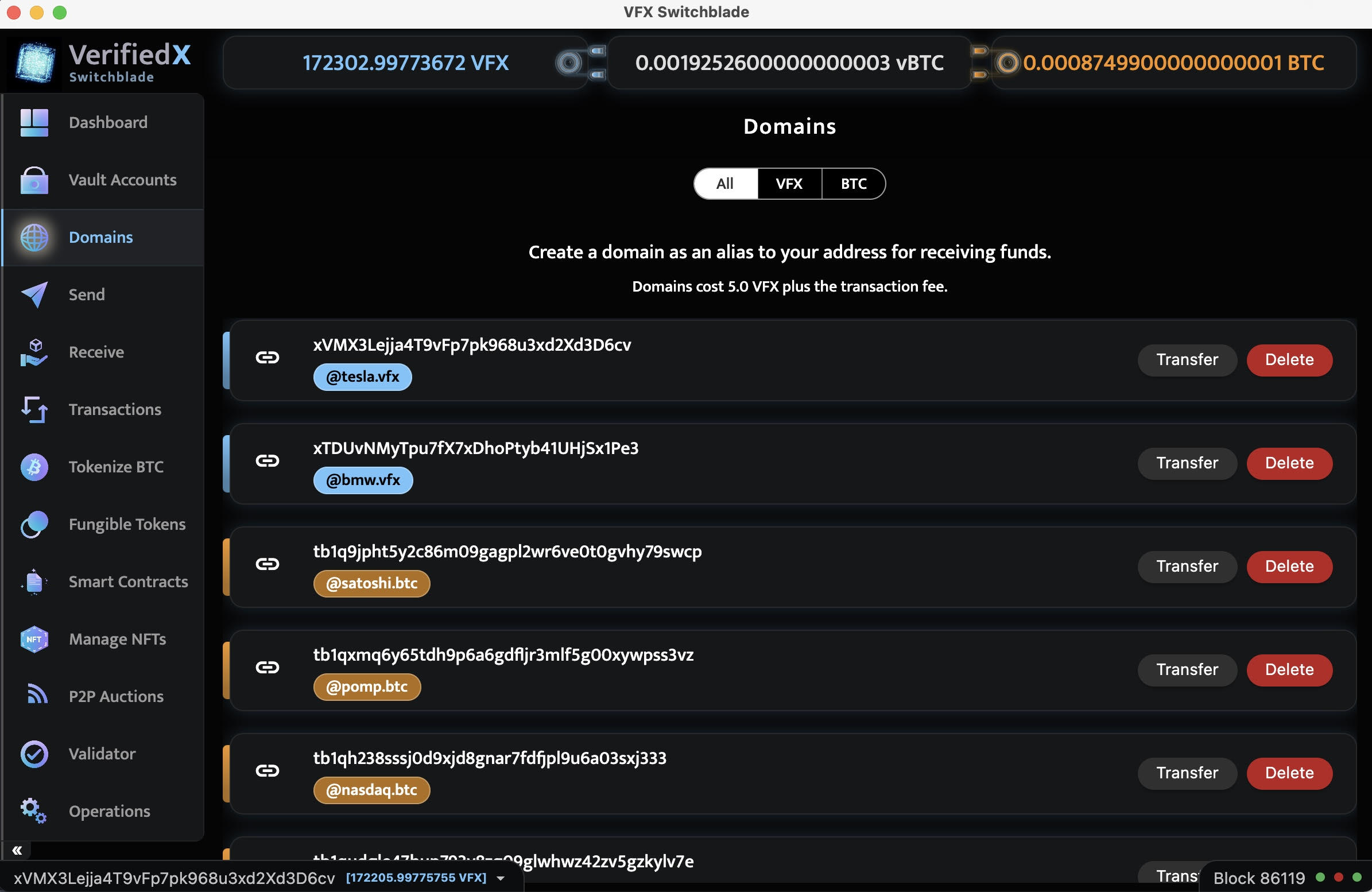 Domains